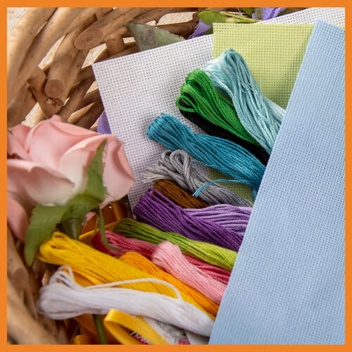 Vervaco Materialenpakket kit Secret Stitch Along Pasen2026/1