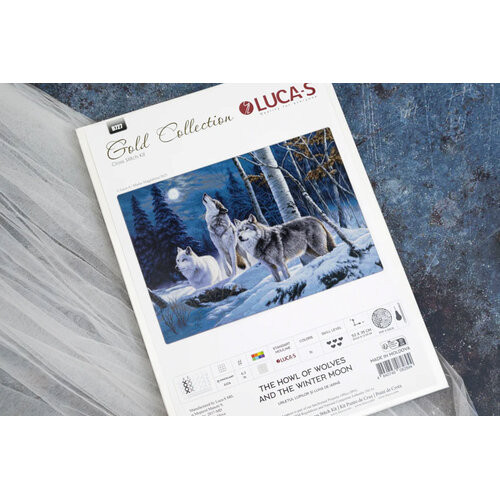 Luca-S Borduurpakket The Howl of Wolves and the Winter Moon - Luca-S