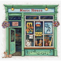 Borduurpakket Music House - Luca-S