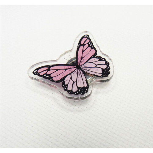 Leti Stitch Needle Minder Pink Butterfly - Leti Stitch