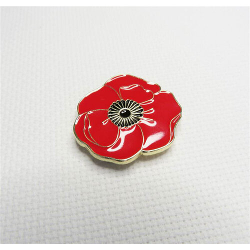 Leti Stitch Needle Minder Red Poppy Bloom - Leti Stitch