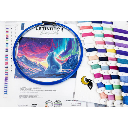 Leti Stitch Borduurpakket Aurora Guardian - Leti Stitch
