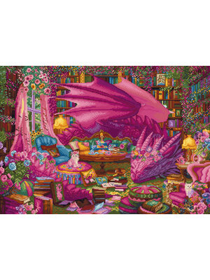 Leti Stitch Borduurpakket The Reading Realm - Leti Stitch