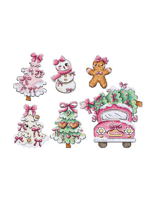 Leti Stitch Borduurpakket Sweetmas Ornaments - Leti Stitch