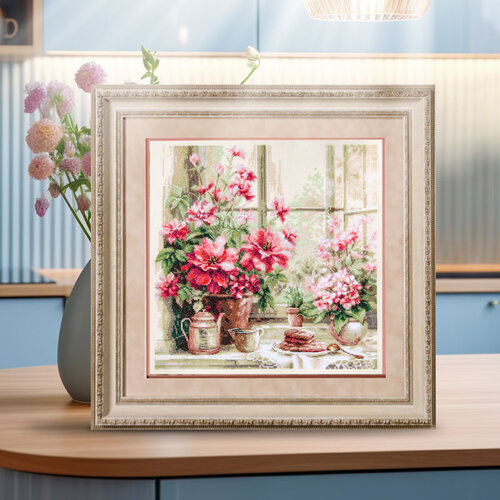 Magic Needle Borduurpakket Morning in Rosy Tones - Magic Needle