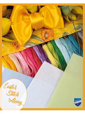 Vervaco Materialenpakket kit Secret Stitch Along Pasen 2026/1 Vervaco Materialenpakket kit Secret Stitch Along Pasen 2026/1