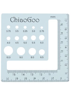 ChiaoGoo Naaldenmeter Kunststof - 7,5 x 7,5 cm