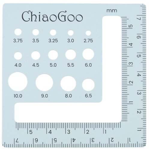 ChiaoGoo Naaldenmeter Kunststof - 7,5 x 7,5 cm