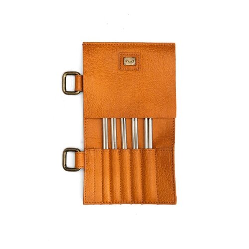 Muud Muud Carita K - Afneembare leren tas met praktische details