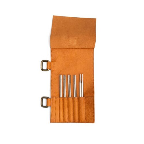 Muud Muud Carita K - Afneembare leren tas met praktische details