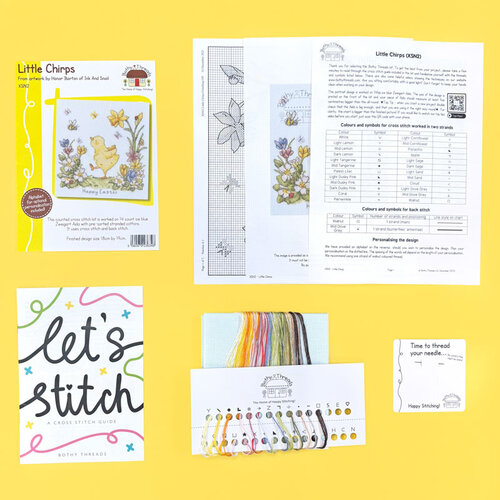 Bothy Threads Borduurpakket Honor Barton - Little Chirps - Bothy Threads Bothy Threads Borduurpakket Honor Barton - Little Chirps - Bothy Threads