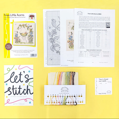 Bothy Threads Borduurpakket Honor Barton - From Little Acorns - Bothy Threads Bothy Threads Borduurpakket Honor Barton - From Little Acorns - Bothy Threads