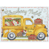 Borduurpakket Karen Tye Bentley - Strawberry Fields - Bothy Threads