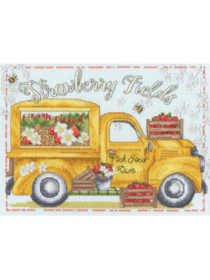 Bothy Threads Borduurpakket Karen Tye Bentley - Strawberry Fields - Bothy Threads Bothy Threads Borduurpakket Karen Tye Bentley - Strawberry Fields - Bothy Threads