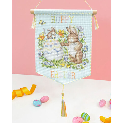 Bothy Threads Borduurpakket Kate Garrett - Hoppy Easter - Bothy Threads