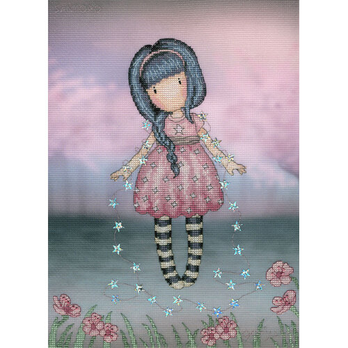 Bothy Threads Borduurpakket Gorjuss - Fairy Dusk - Bothy Threads