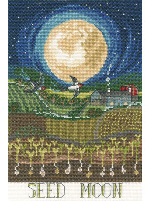 Bothy Threads Borduurpakket Lizzie Spikes - Seed Moon - Bothy Threads