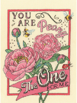 Bothy Threads Borduurpakket Angie Spurgeon - Peony The One - Bothy Threads