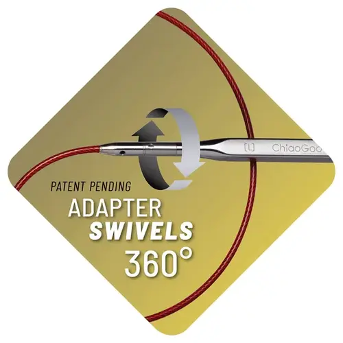 ChiaoGoo ChiaoGoo Kabel Adaptor SWIVEL - set van 2 stuks - L