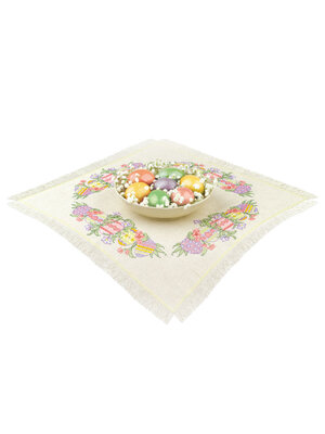 RIOLISf Borduurpakket Easter Joy Table Topper - RIOLIS RIOLISf Borduurpakket Easter Joy Table Topper - RIOLIS
