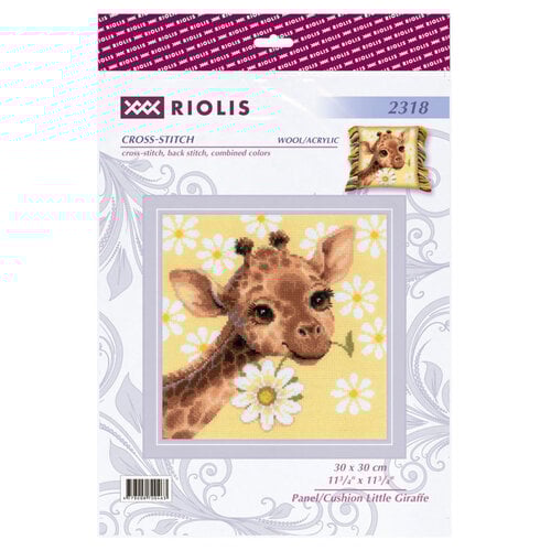 RIOLIS Borduurpakket Little Giraffe - RIOLIS