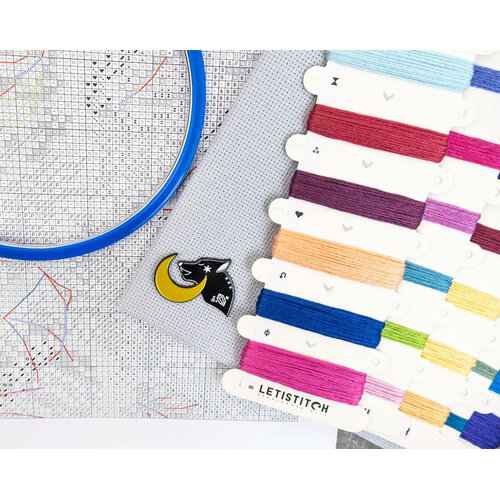 Leti Stitch Borduurpakket Wolf Magic - Leti Stitch