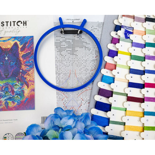 Leti Stitch Borduurpakket Wolf Magic - Leti Stitch