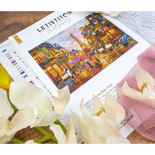 Leti Stitch Borduurpakket After the Rain - Paris - Leti Stitch