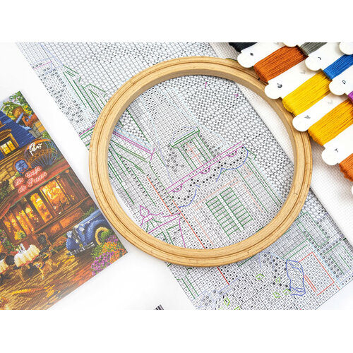 Leti Stitch Borduurpakket After the Rain - Paris - Leti Stitch