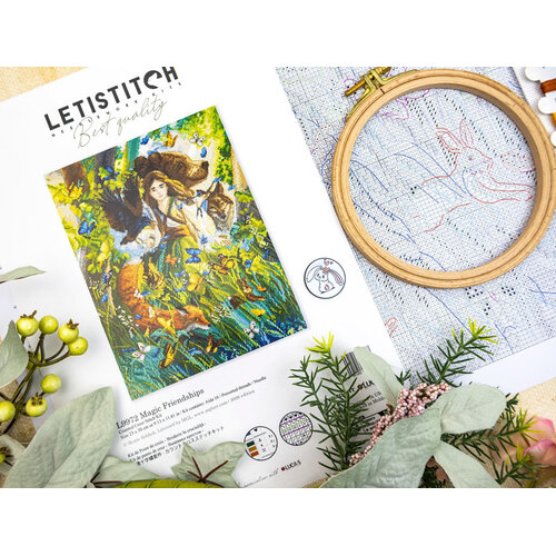 Leti Stitch Borduurpakket Magic Friendships - Leti Stitch