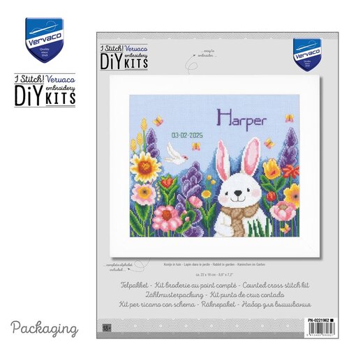 Vervaco Telpakket kit Konijn in tuin