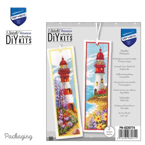 Vervaco Bladwijzer kit Vuurtorens - set van 2