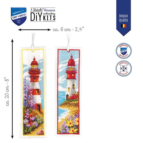 Vervaco Bladwijzer kit Vuurtorens - set van 2