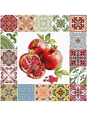 Luca-S Borduurpakket Mosaic Heart of the Pomegranate - Luca-S