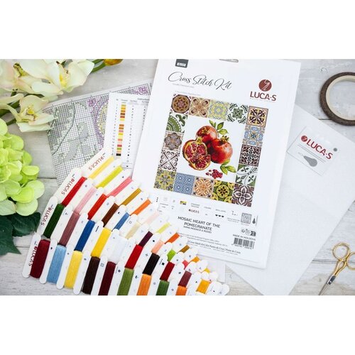 Luca-S Borduurpakket Mosaic Heart of the Pomegranate - Luca-S