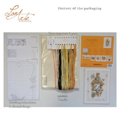 Lanarte Telpakket kit Vogelhuisje Lanarte Telpakket kit Vogelhuisje