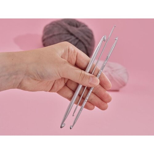 Addi Tunische Haaknaald (dubbel) 15 cm - van 2 t/m 6 mm