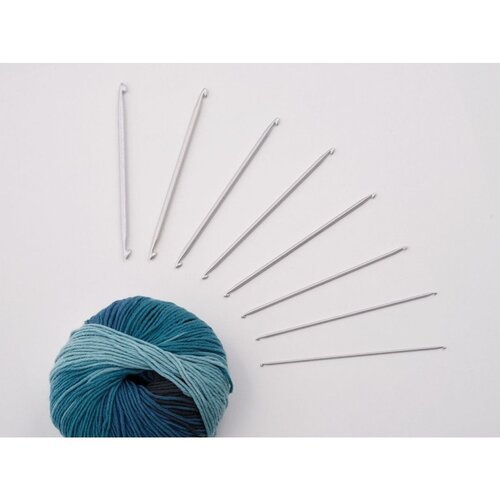 Addi Tunische Haaknaald (dubbel) 15 cm - van 2 t/m 6 mm