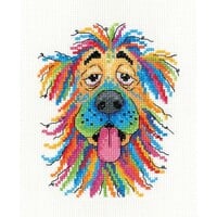 Borduurpakket Dog Tired - Heritage Crafts