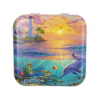 Dolphin Paradise Metallic Box - Leti Stitch