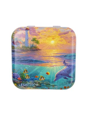 Leti Stitch Dolphin Paradise Metallic Box - Leti Stitch
