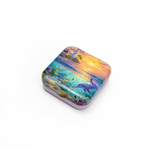 Leti Stitch Dolphin Paradise Metallic Box - Leti Stitch Leti Stitch Dolphin Paradise Metallic Box - Leti Stitch