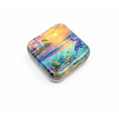 Leti Stitch Dolphin Paradise Metallic Box - Leti Stitch Leti Stitch Dolphin Paradise Metallic Box - Leti Stitch