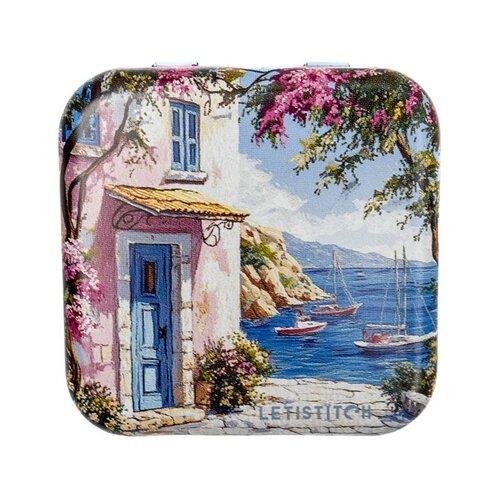 Leti Stitch Mediterranean Coast Metallic Box - Leti Stitch