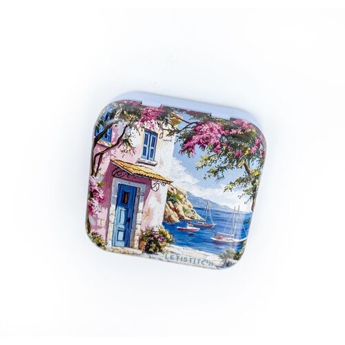 Leti Stitch Mediterranean Coast Metallic Box - Leti Stitch