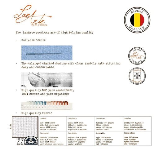 Lanarte Telpakket kit The Floral Lighthouse Path