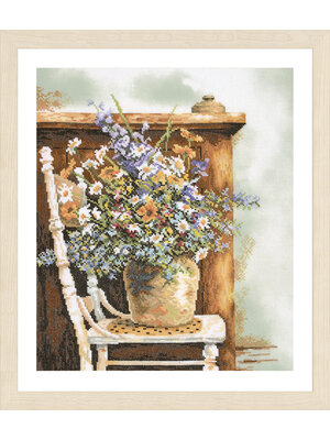 Lanarte Telpakket kit Floral Vintage Art