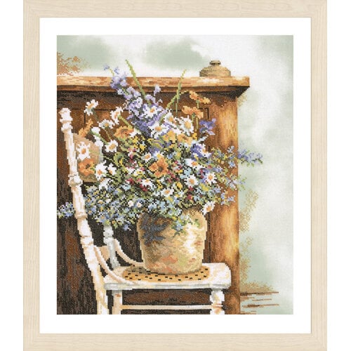 Lanarte Telpakket kit Floral Vintage Art