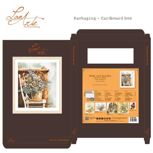 Lanarte Telpakket kit Floral Vintage Art