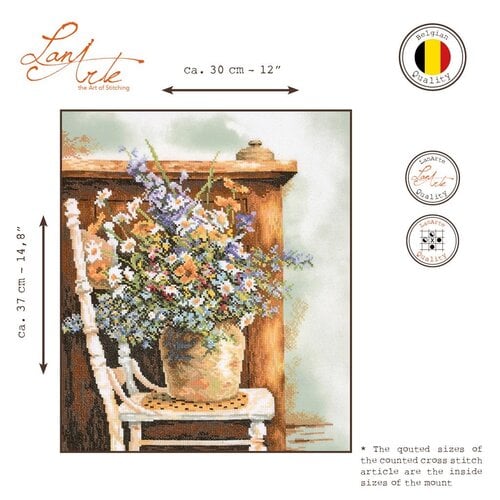 Lanarte Telpakket kit Floral Vintage Art